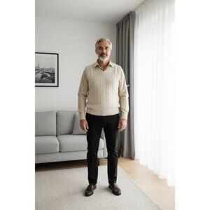 Polo Ralph Lauren Vest Cable Knit Cricket Tennis Vintage